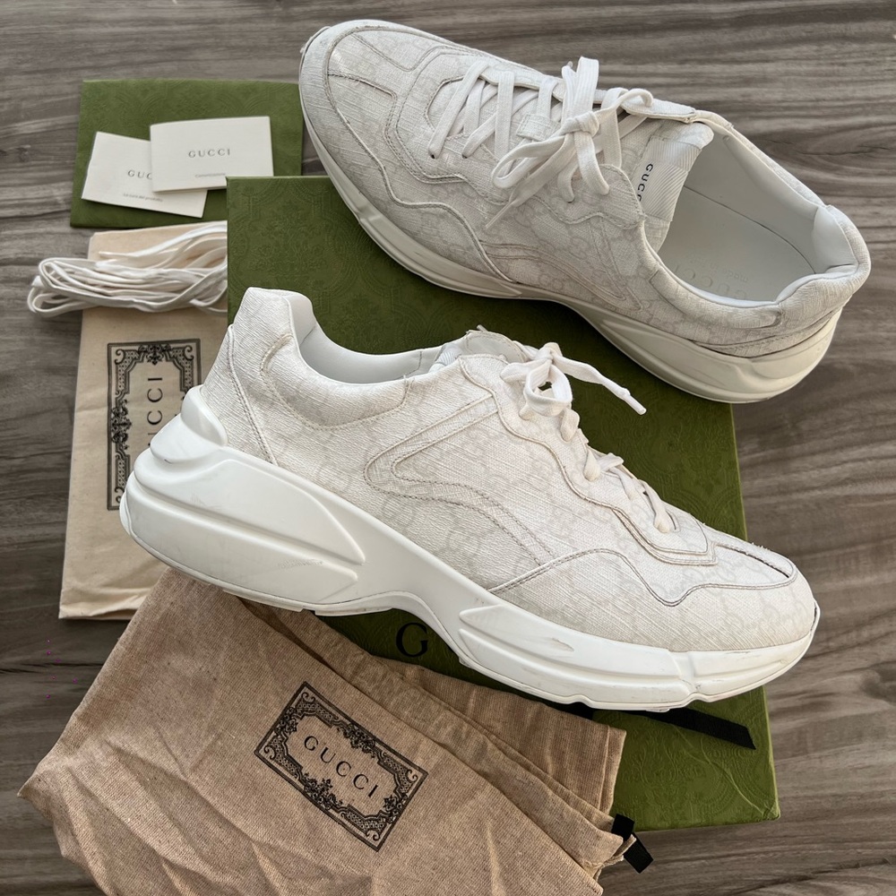 Gucci Rhyton GG Monogram Sneaker Size 12.5 Men’s (GUCCI 12)